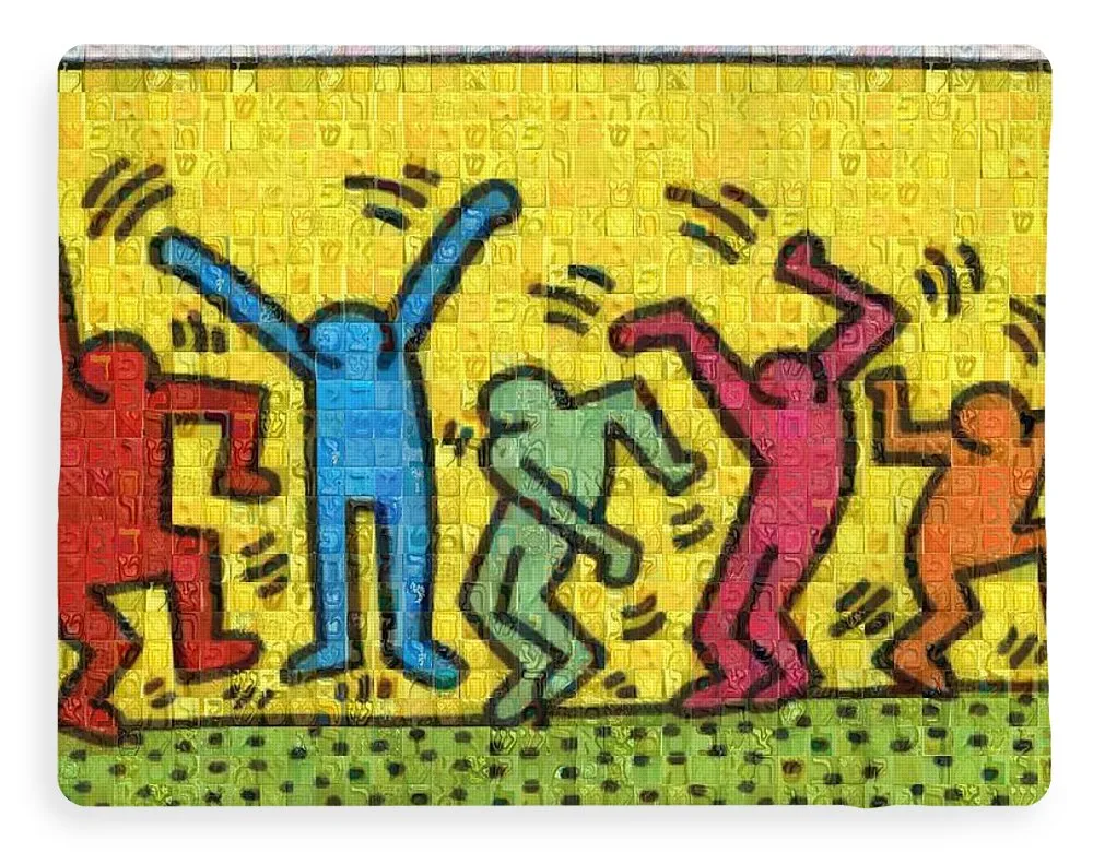 Tribute to Haring - Blanket