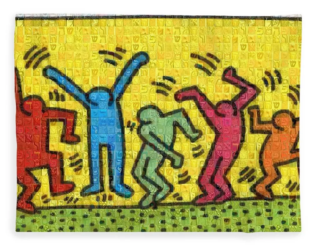 Tribute to Haring - Blanket