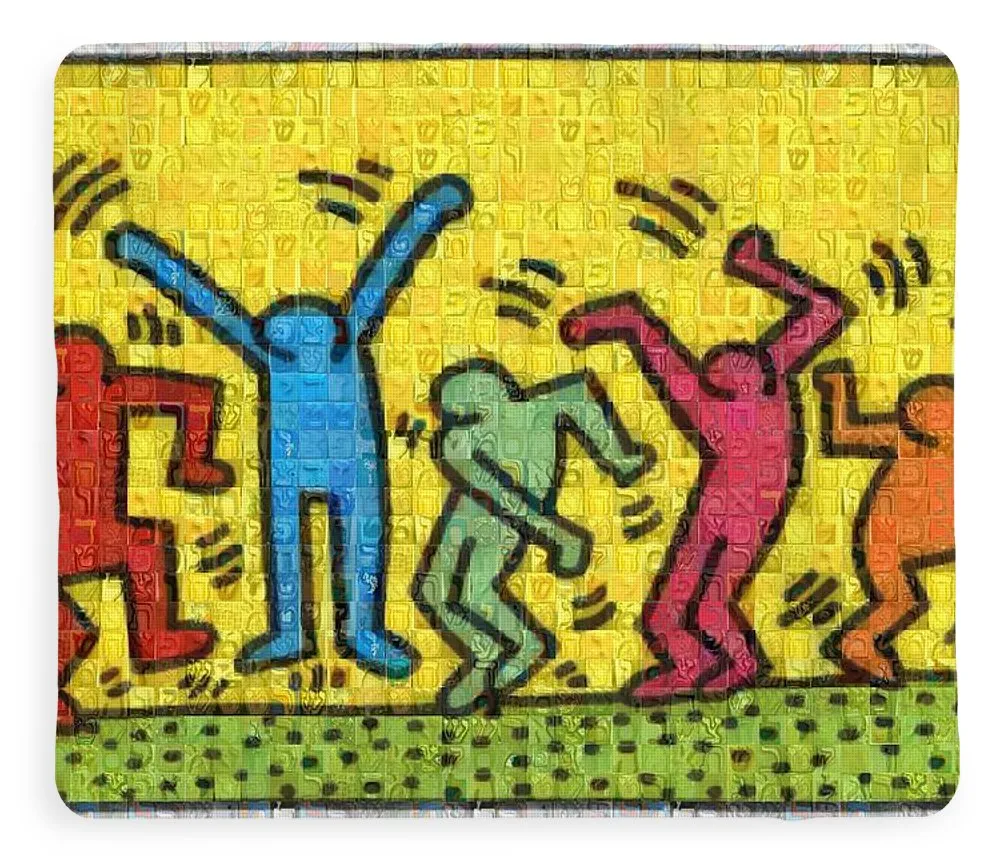 Tribute to Haring - Blanket