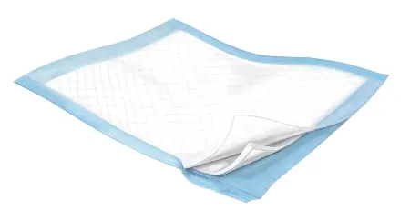 Wings Underpad 23 x 36 Inch Disposable Fluff/Polymer Heavy Absorbency, Case of 75